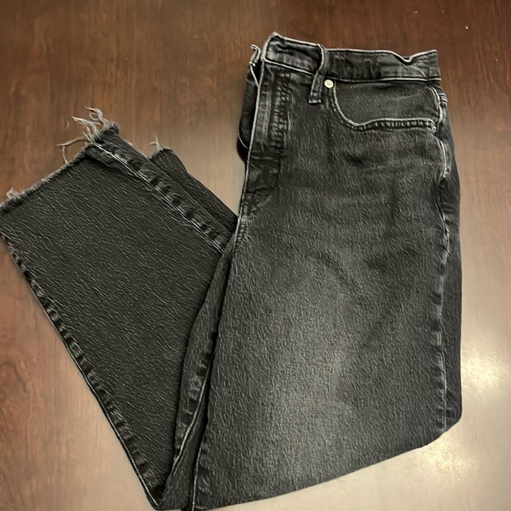 Madewell faded black jeans